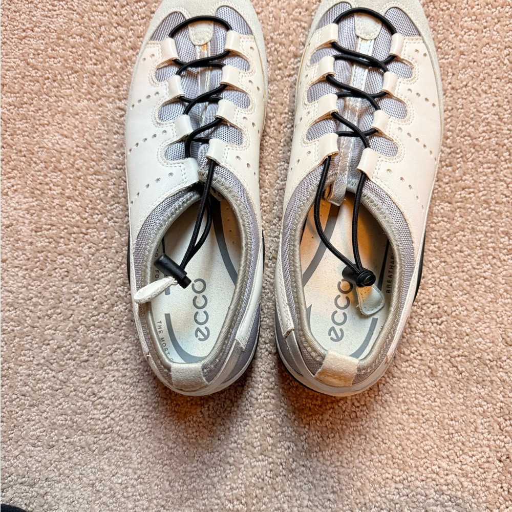 Brand new ECCO women White and Gray Shoes